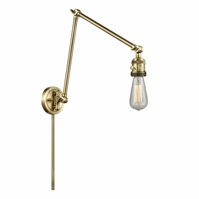 Innovations Lighting Bare Bulb 1 - Light Sconce in  Antique Brass
