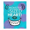 Disney D100 Monster Sized Heart Silk Touch Throw Blanket 50x60 Inches - 2 of 4