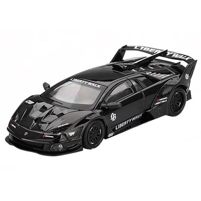 Lamborghini Murcielago GT EVO LB-Silhouette Works Black Limited Edition 1/64 Diecast Model Car by Mini GT