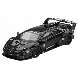 Lamborghini Murcielago GT EVO LB-Silhouette Works Black Limited Edition 1/64 Diecast Model Car by Mini GT - 1 of 4