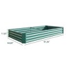 Lycvki 7.6x3.7x0.98ft Metal Raised Planter Garden Bed - 2 of 4