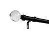 EXCLUSIVE HOME Crystal Ball 1" Curtain Rod and Finial Set - 2 of 2