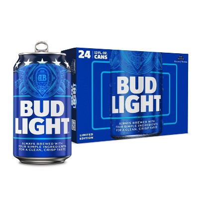 Bud Light American Lager Beer - 24pk/12 fl oz Cans