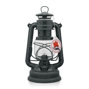 Feuerhand Outdoor Kerosene Fuel Lantern, German Made Weather Resistant Baby Special 276 Galvanized Hurricane Lamp for Camping or Patio, 10 Inches - 1 of 4