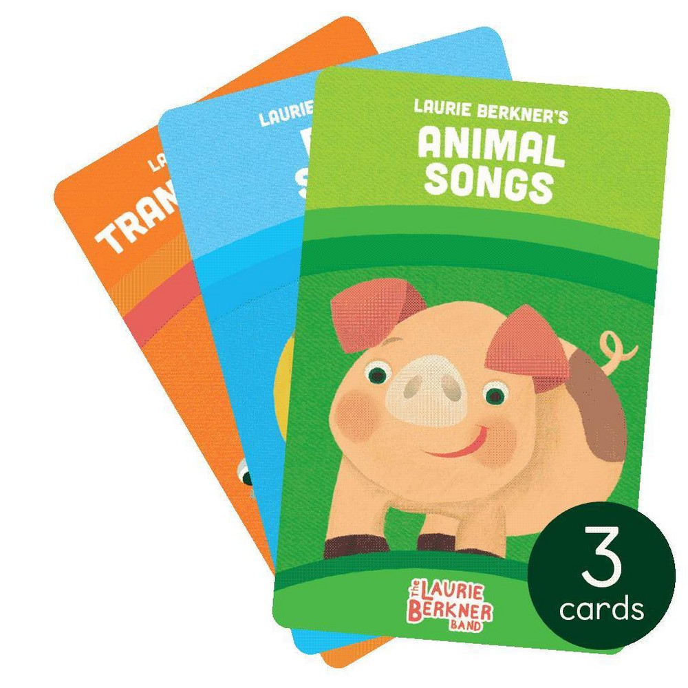 Yoto The Laurie Berkner Audio Card Collection (3 Card Pack): Music & Creativity Learning System for Preschool & Kindergarten