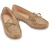 Collections Etc Woven Textured Padded Insoles Slip-On Loafers - 3 of 4