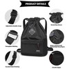 Generic Peicees Waterproof Drawstring Sport Bag Lightweight Sackpack Backpack - 2 of 4