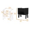 NicBex Nightstand with 1 Drawer,Bedside Table with Solid Wood Frame and Wood Legs,Modern Side Table for Bedroom,Living Room - 3 of 4