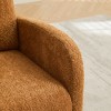 Okak Rocking Accent Chair Living Room Chair with High Back Glider and Side Pocket Retractable Footrest Armchair for Bedroom Nursery - 4 of 4