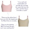 Bleuet Bleum Girls' Seamless Dual-Layer 2-in-1 Reversible Bra with Adjustable Straps - 4 of 4