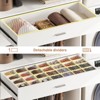 Freestanding Closet System, White Wardrobe Closet Organizer with Hanging Rods & Pull Out Pants Rack - 4 of 4