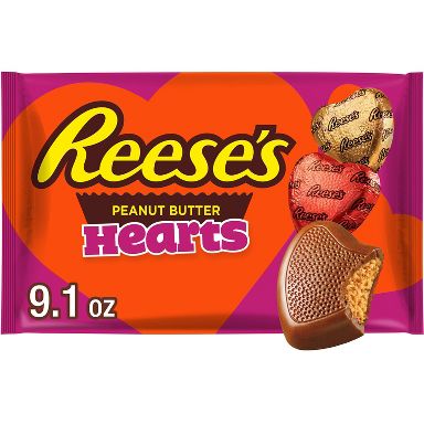 Reese's Valentine's Day Peanut Butter Hearts Candy - 9.1oz
