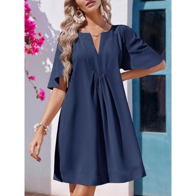 layla long sleeve ruffle mini dress Layla Longsleeve Carob –Indigo Luna Store