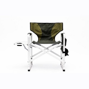 Gulches 1-Piece Padded Folding Oversized Chair ¨C Storage Pockets, Lightweight for Indoor/Outdoor Camping, Picnics, Fishing (400lbs Capacity) - 1 of 4