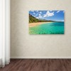 Trademark Fine Art -Pierre Leclerc 'Makena Beach Maui' Canvas Art - 3 of 3