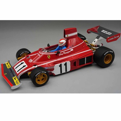 Ferrari 312 B3 #11 Clay Regazzoni Winner Formula One F1 "German GP" (1974) w/Driver "Mythos Series" 1/18 Model Car by Tecnomodel