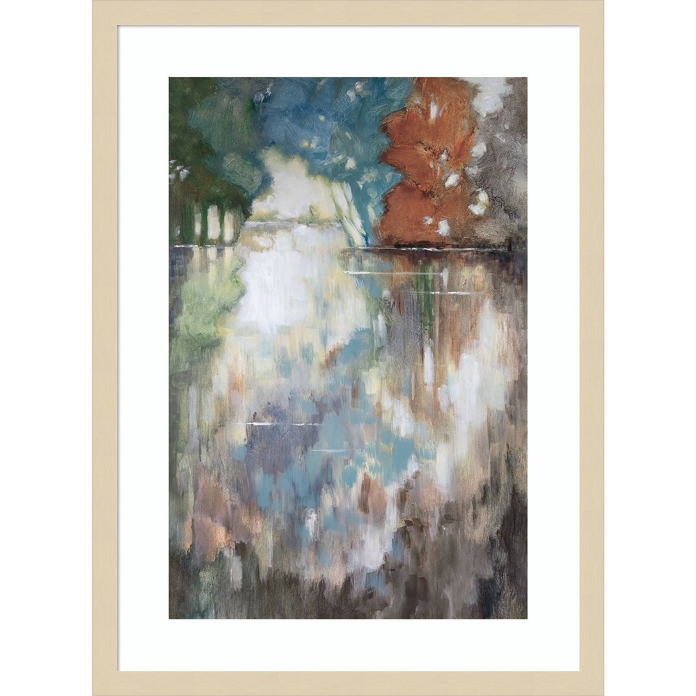 Amanti Art Misty Morning by Mary Parker Buckley Wood Framed Wall Art Print