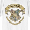 Harry Potter Hogwarts Full Color Crest Adult White Crew Neck Short Sleeve T-shirt - 2 of 4