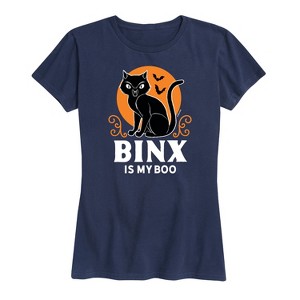 Women's - Hocus Pocus - Binx Is My Boo Short Sleeve Graphic T-Shirt - 1 of 4