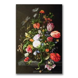 Trademark Fine Art -Jan Davidsz. de Heem 'Still Life of Flowers' Canvas Art - 1 of 2