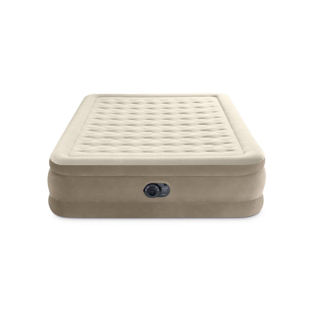 Intex Ultra Plush 20  Queen Air Mattress with 120V Internal Pump