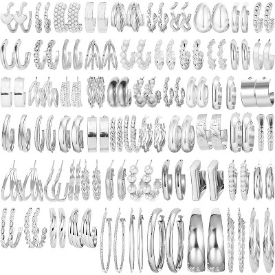 69 Pieces Gold Jewelry Set for Women with Necklaces Bracelets and Earrings, Fashion Costume Jewelry Collection