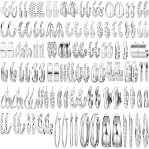 69 Pieces Gold Jewelry Set for Women with Necklaces Bracelets and Earrings, Fashion Costume Jewelry Collection - 1 of 4