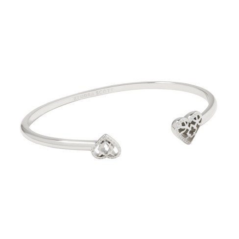 Kendra Scott Anna Filigree Rhodium Over Brass Cuff Bracelet - Silver