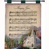 Manual Woodworkers and Weavers Amazing Grace Sheet Music Tapestry, Country Church Wall Hanging, 26x36 Inches, Woven Cotton Decor - 3 of 3