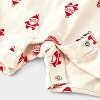 Baby Christmas Holiday Santa in Chimney T-Shirt Romper - Cat & Jack™ Beige - 4 of 4