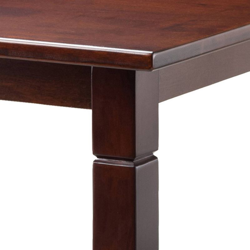 Kingsgate Dining Table Routed with Tapered Leg Walnut - Winsome, 4 of 10