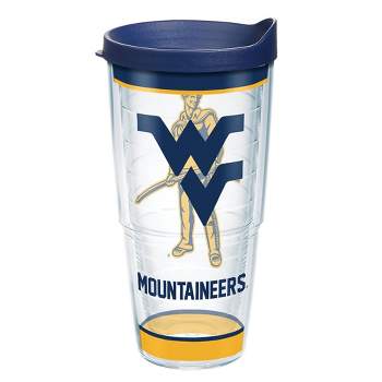 NCAA West Virginia Mountaineers Tradition Classic Tumbler with Lid - 24oz