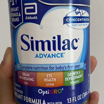 Similac advance concentrate hot sale 13 oz can