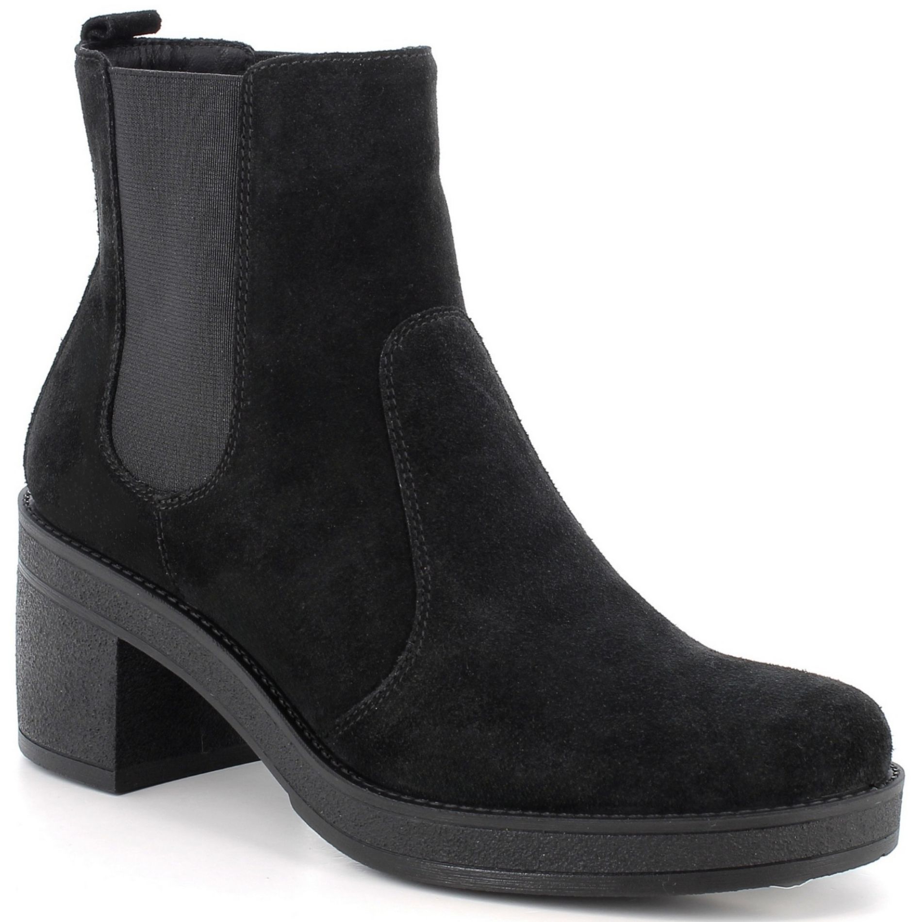 Sofia Made in Italy Womens Suede Chelsea Boots By Alpine Swiss