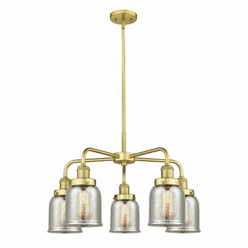 Innovations Lighting Bell 5 - Light Chandelier in  Satin Gold - image 1 of 1