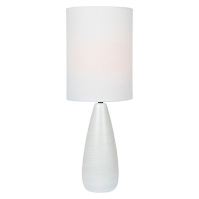 Quatro Table Lamp Brushed White  - Lite Source