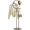 Kings Brand Furniture Valet Clothes Stand with Storage Tray, Towel Rack, Blanket Drying Holder for Bedroom, Laundry Room & Bathroom - 4 of 4