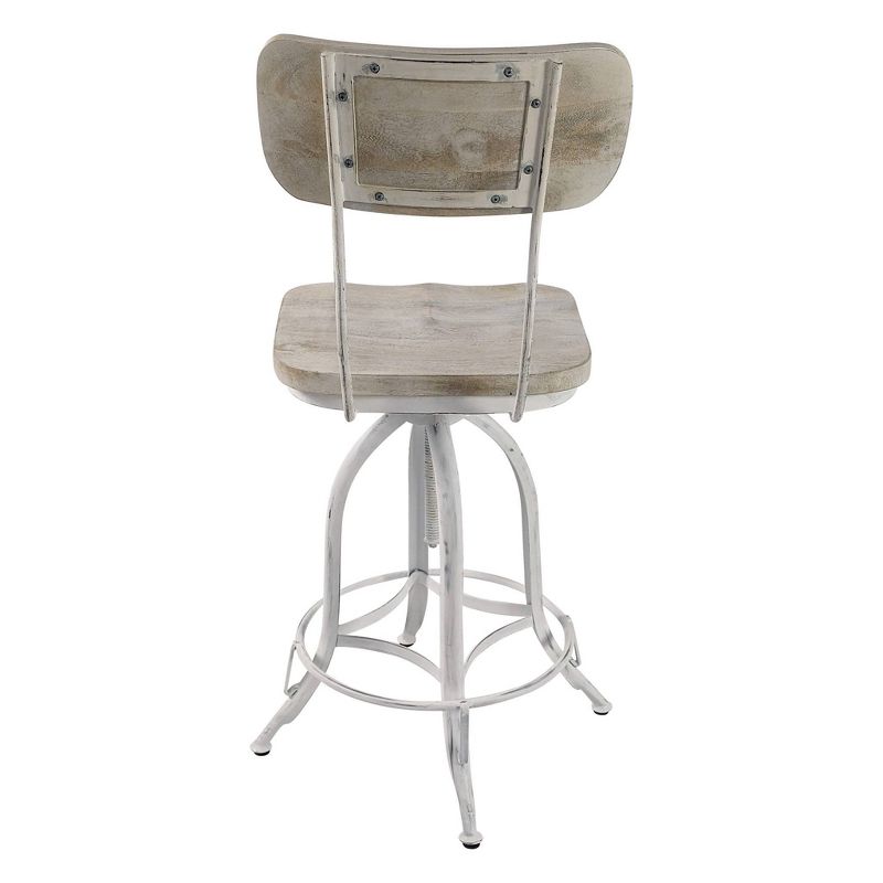 Mason Adjustable Counter Height Barstool Whitewash - Carolina Chair &#38; Table, 4 of 8