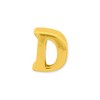 Black Bow Jewelry Letter D Bead Charm in 14k Yellow Gold Plated Sterling Silver - 2 of 4
