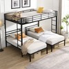 TIRAMISUBEST Metal Bunk Bed No Box Spring Needed for Kids Teens - 4 of 4