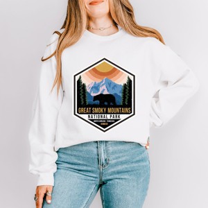 Simply Sage Market Great Smoky Mountains National Park Badge Sweatshirt - 1 of 4