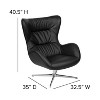 Flash Furniture Home and Office Retro Swivel Wing Accent Chair - image 4 of 4