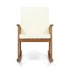 CAVINAS Rocking Chair with Padded Cushion Accent Chair Glider Rocker Chair with Armrest for Bedroom, Living Room - 2 of 4