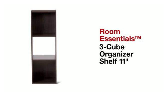 11" 3 Cube Organizer Shelf - Room Essentials&#153;, 5 of 9, play video