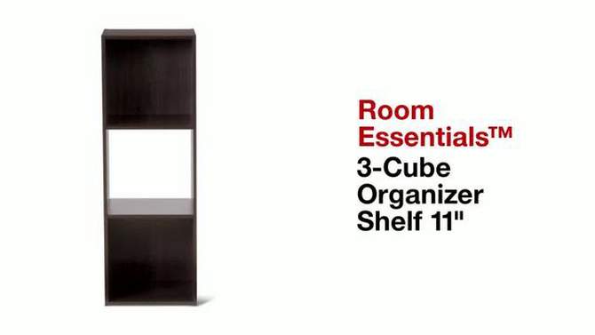 11" 3 Cube Organizer Shelf - Room Essentials&#153;, 5 of 10, play video