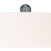 Regency Hill Tanya Coastal Country Cottage Table Lamps Set of 2 with Round Risers 27 1/2" Tall Blue Wash White Fabric Shade for Bedroom Living Room - 2 of 4