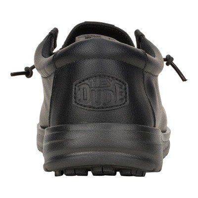 HEYDUDE Men Wally Work CE Classic Slip Resistant , Classic Black, 9 — фото 6