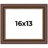 PosterPalooza | Traditional Brown Picture Frame - UV Acrylic, Backing Board, Hanging Hardware Included - 2 of 4