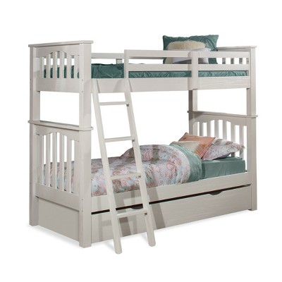 metal bunk bed with trundle