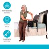 Able Life Bedside Safety Handle & Organizer Pouch for Seniors, Black - 4 of 4